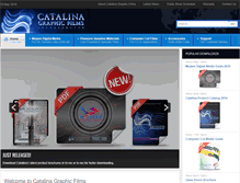 Tablet Screenshot of catalinagraphicfilms.com